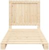 vidaXL Massivholzbett mit Kopfteil 100x200 cm Kiefer 3281533 Bild 5