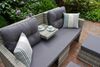 Gartensofa YANNIK - Alu/Kunststoff, Hellgrau | Gartenmöbel Set Garten Loungeset Bild 5