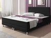 Inter Boxspringbett Esra, Webstoff Schwarz 140x200 cm Bild 2