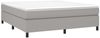 Boxspringbett Hellgrau 160x200 cm Stoff [3120870] Bild 3