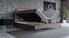Selsey 'Loreo' Boxspringbett mit Samtbezug, beige, 180x200 cm Bild 3