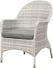 Mandalika Garden LILLE Polyrattan Diningsessel mit Alu-Gestell - icewhite Bild 1
