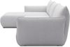 DOMO. collection Ecksofa 800 022, Modulsofa in L-Form mit Taschenfederkern und attraktiver Biese-Naht, Sofa, Polsterecke, Eckcouch 276 x 168 x 79 cm (BxTxH), hellgrau Bild 3