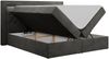 Boxspringbett - Doppelbett mit Multipocket-Matratze und LED - GOLD-6 - 140x200cm - Dunkelgrau Velours - H4 Bild 4