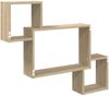 vidaXL Wandregal Wandhalterung Sonoma-Eiche 91,5 x 15 x 76 cm 8012118 Bild 5