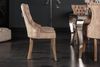 riess-ambiente Polsterstuhl CASTLE coffee, Esszimmer · Samt · Holz · Chesterfield · Landhaus Bild 3