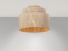 LED Deckenleuchte aus Jute Natur im Boho Stil, Ø 30cm Bild 3