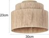 LED Deckenleuchte aus Jute Natur im Boho Stil, Ø 30cm Bild 4