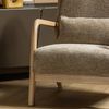 Sessel Mark - Chenille-Stoff Sand, Gestell Natur Bild 2