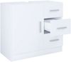 VCM Badmöbel Waschbeckenunterschrank Zalo 917463 Weiß H. 56 x B. 63 x T. 30 cm Bild 3