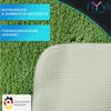 NYVI Badematte WC Vorleger ohne Ausschnitt NYVISpa Lasalle Grün Toiletten Teppich, Höhe 20 mm, Polyester, Rutschfest, Saugstark, Schnell Trocknend, Fußbodenheizung geeignet Bild 3