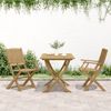 vidaXL Gartenstühle 2 Stk. Klappbar 54x61x88 cm Massivholz Akazie 365741 Bild 3