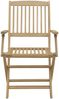 vidaXL Gartenstühle 2 Stk. Klappbar 54x61x88 cm Massivholz Akazie 365741 Bild 5