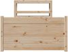 vidaXL Bettgestell mit Kopfteil ohne Matratze 90x200 cm 3306015 Bild 4