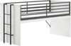 Hochbett >Sam< in Weiß Melamin Dekor, Holzwerkstoff - 219x116,6x98cm (BxHxT) Bild 5