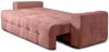 Schlafsofa Designersofa Sofa 3-Sitzer ARIELLE in Stoff Perfect Harmony Altrosa Bild 4