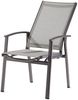 Sieger Lima Stapelsessel stapelbar, Aluminium Anthrazitgrau / Silbergrau 63 x 110 x 65 cm Bild 4
