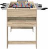 vidaXL Tischfußballtisch Sonoma-Eiche 125 x 60,5 x 80 cm Holzwerkstoff 858886 Bild 5