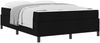 vidaXL Boxspringbett mit Matratze Schwarz 140 x 190 cm Stoff 3398859 Bild 2