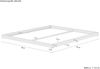 King Size Doppelbett 200x200 cm extra niedrig Loftbett Fichte Tanne geölt V-60.47-20Rollrost inkl. Bild 3