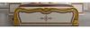 Interdesign24 Bett Gloria (im klassischen Barock-Stil, mit gepolstertem Kopfteil, inkl. Lattenrost), in Beige/Rotbraun/Gold Hochglanz Bild 2