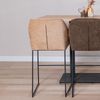 Bronx71 Barhocker Momo Chenille Mocha 73 cm Bild 2