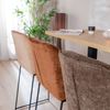 Bronx71 Barhocker Momo Chenille Mocha 73 cm Bild 4