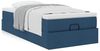 vidaXL Ottoman-Bett mit Matratze Blau 100x200 cm Stoff 3311091 Bild 4