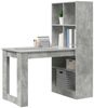 vidaXL Schreibtisch Beton Grau 122 x 67 x 145 cm Holzwerkstoff 3337260 Bild 3