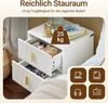 SoBuy Nachttisch DE-FBT115x2, Nachtschrank 2er Set mit 2 Schubladen Sofatisch Beistelltisch Bild 4