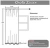 Qelus Gardine Vintage Voile Gardinen mit Quasten Stangendurchzug (2 St), Creme halbtransparent für Wohnzimmer und Schlafzimmer Bild 2