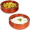 MamboCat Tapas-Schale 2x BERLIN Cazuela Schale bauchig Ø18,5cm Tonware Gr.L mediterran, Ton Bild 2