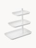 Yamazaki 4280 TOWER 3-stöckige Etagere, weiß, Stahl, minimalistisch, 24.7 x 15.7 x 25.7 cm Bild 4