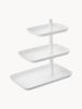 Yamazaki 4280 TOWER 3-stöckige Etagere, weiß, Stahl, minimalistisch, 24.7 x 15.7 x 25.7 cm Bild 1