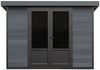 Fjordholz 'Style DeLuxe' Gartenhaus, WPC / Aluminium Anthrazit, 290 x 290 x 222 cm Bild 4