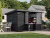 Fjordholz 'Style DeLuxe' Gartenhaus, WPC / Aluminium Anthrazit, 290 x 290 x 222 cm Bild 3