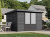 Fjordholz 'Style DeLuxe' Gartenhaus, WPC / Aluminium Anthrazit, 290 x 290 x 222 cm Bild 2