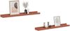 vidaXL Wandregal mit Regal 2 pcs Rot 60 x 9 x 3 cm Holzwerkstoff 42020002 Bild 3
