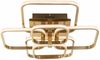 Casa Padrino Luxus LED Deckenleuchte Gold 69 cm - Luxus LED Leuchten Bild 2