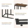 Woltu Beistelltisch (1-St), Sofatisch Tischplatte aus MDF Gestell aus Metall Bild 3