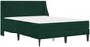 vidaXL Bettgestell mit Matratze Dunkelgrün 140 x 190 cm Samt 3414797 Bild 3