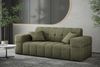 Sofaset Designersofa NANCY 3-2-1 in Stoff Perfekt Harmony Olivgrün Bild 4