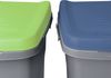 CASARIA® Mülleimer Küche 25L mit Deckel Grün Bild 4