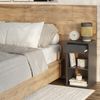 Nachttisch Dany Anthrazit 35 x 65 cm mit 1 Schublade Vicco Bild 5