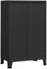 vidaXL Lagerschrank Industrial Schwarz 70x40x115 cm Metall 339621 Bild 5