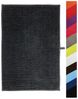 MSV Badteppich Badvorleger Duschvorleger Chenille Hochflor Badematte 40x60 cm – Grau Bild 2
