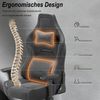 Devoko Gaming-Stuhl Luxuriöser Wildlederimitat,Ergonomisch & Großzügigem Sitz,Bürostuhl, Verstellbare Rückenlehne 90°–135°,3D-verstellbare Armlehnen Bild 3