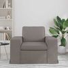 vidaXL Sofa Taupe 103 x 80 x 82 cm Stoff 42024380 Bild 3