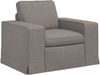 vidaXL Sofa Taupe 103 x 80 x 82 cm Stoff 42024380 Bild 2