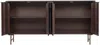 Vente-unique - SORDANA Sideboard Holz, PlatteHolz, Platte BraunGold - B 40 cm x H 78 cm x L 160 cm Bild 4